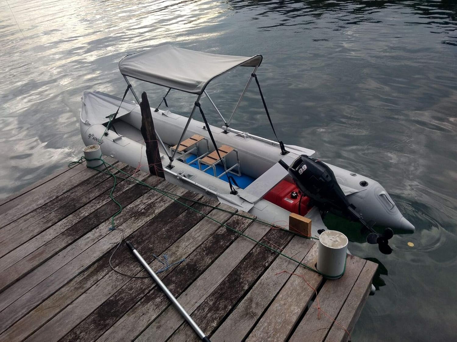 Heavy‑duty PVC build